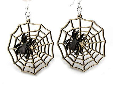 spider web earrings